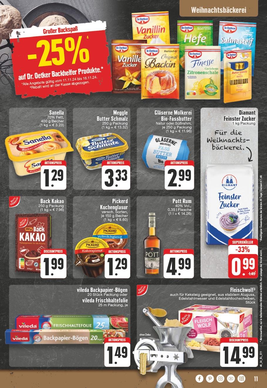 Edeka Prospekt ab Montag - Nordrhein - Westfalen Seite 11