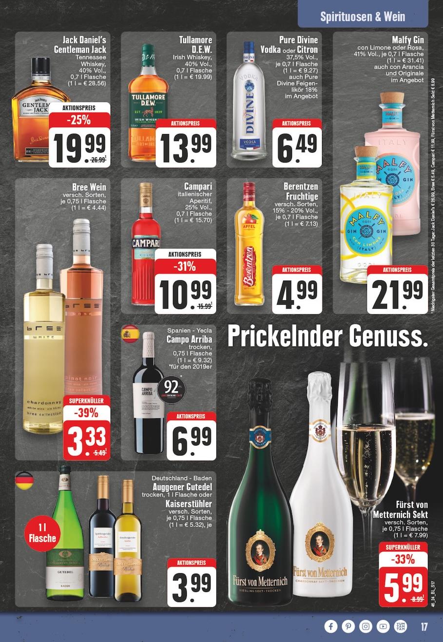 Edeka Prospekt ab Montag - Nordrhein - Westfalen Seite 17