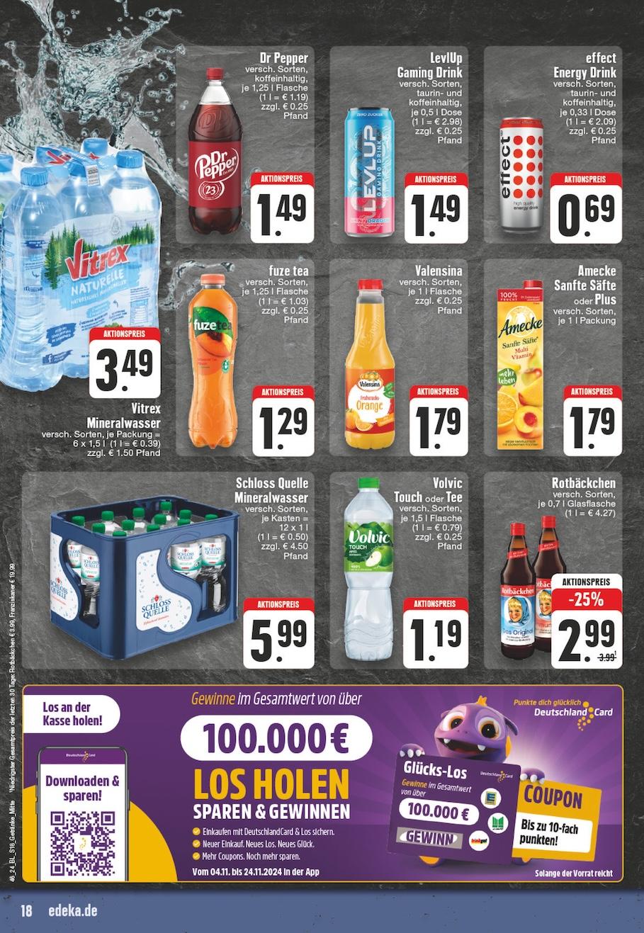 Edeka Prospekt ab Montag - Nordrhein - Westfalen Seite 18