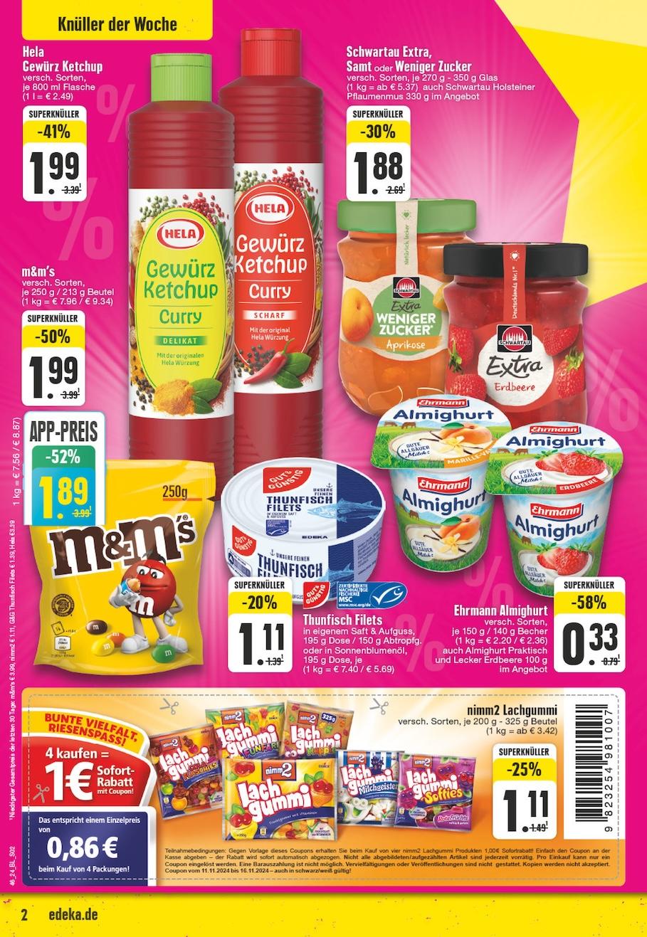 Edeka Prospekt ab Montag - Nordrhein - Westfalen Seite 2
