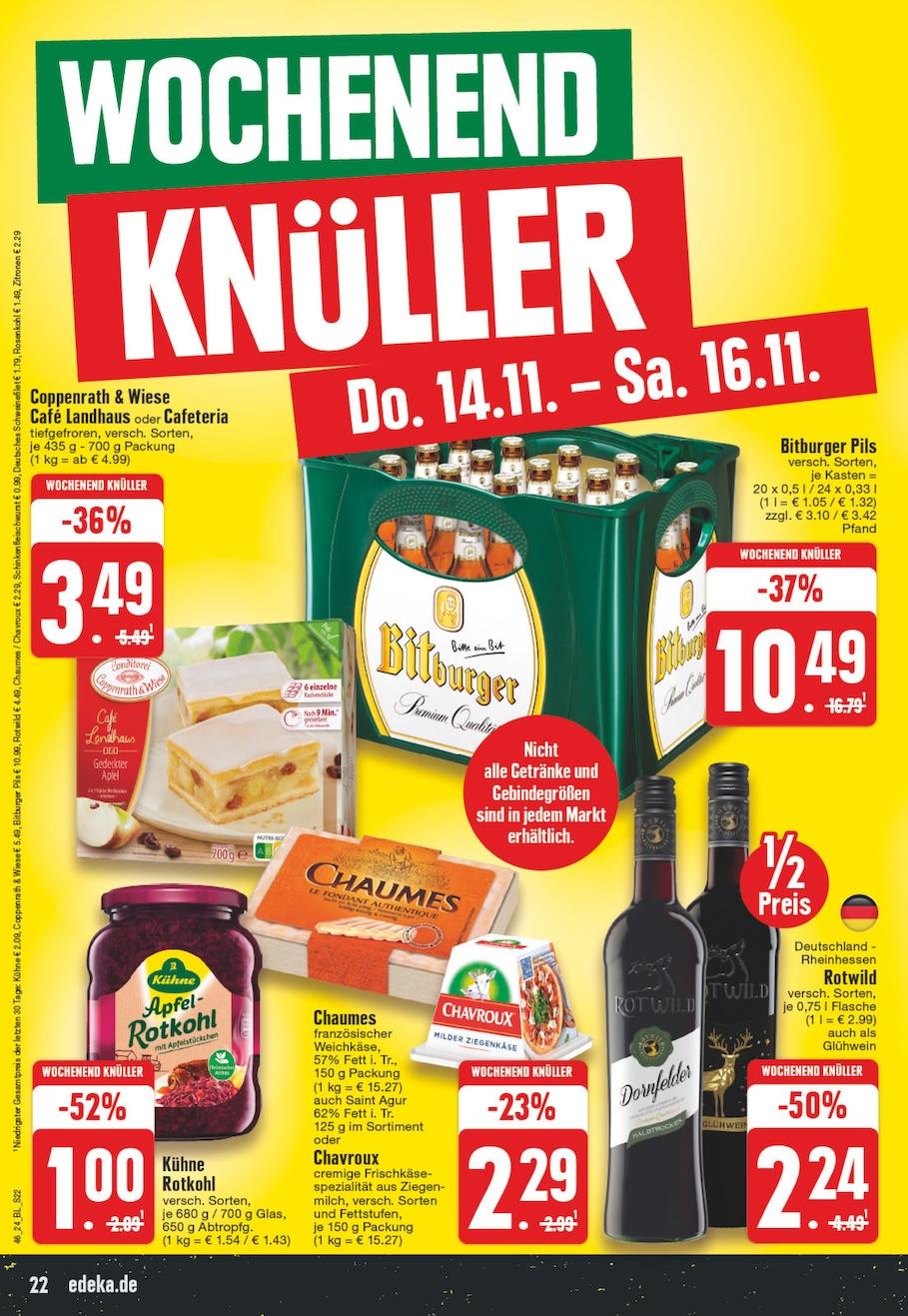 Edeka Prospekt ab Montag - Nordrhein - Westfalen Seite 22