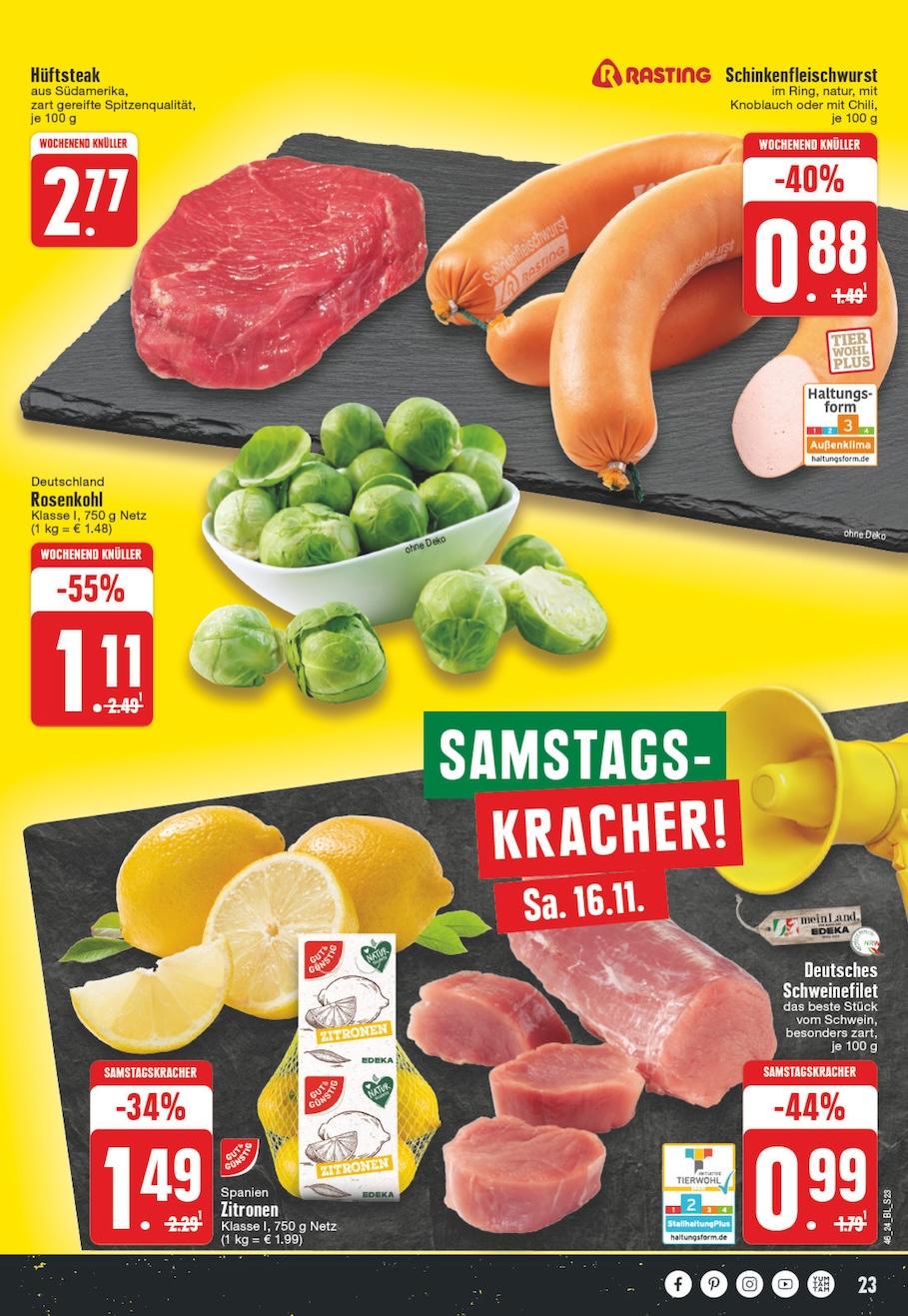 Edeka Prospekt ab Montag - Nordrhein - Westfalen Seite 23