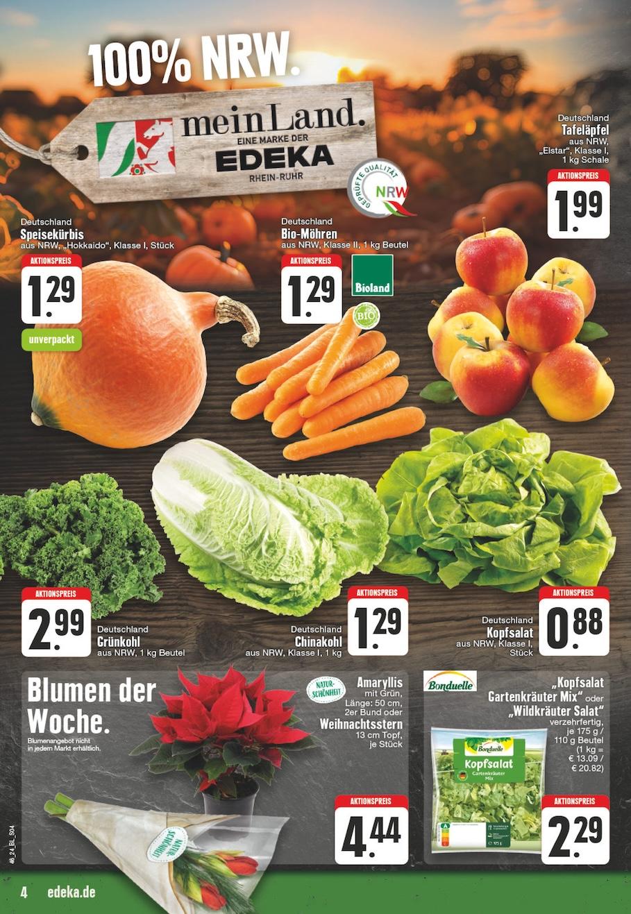 Edeka Prospekt ab Montag - Nordrhein - Westfalen Seite 4