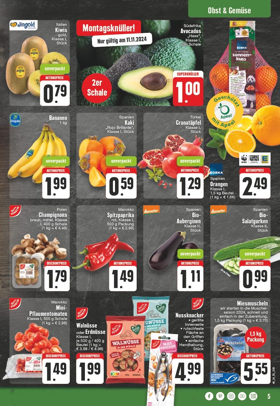 Edeka Prospekt ab Montag - Nordrhein - Westfalen Seite 5