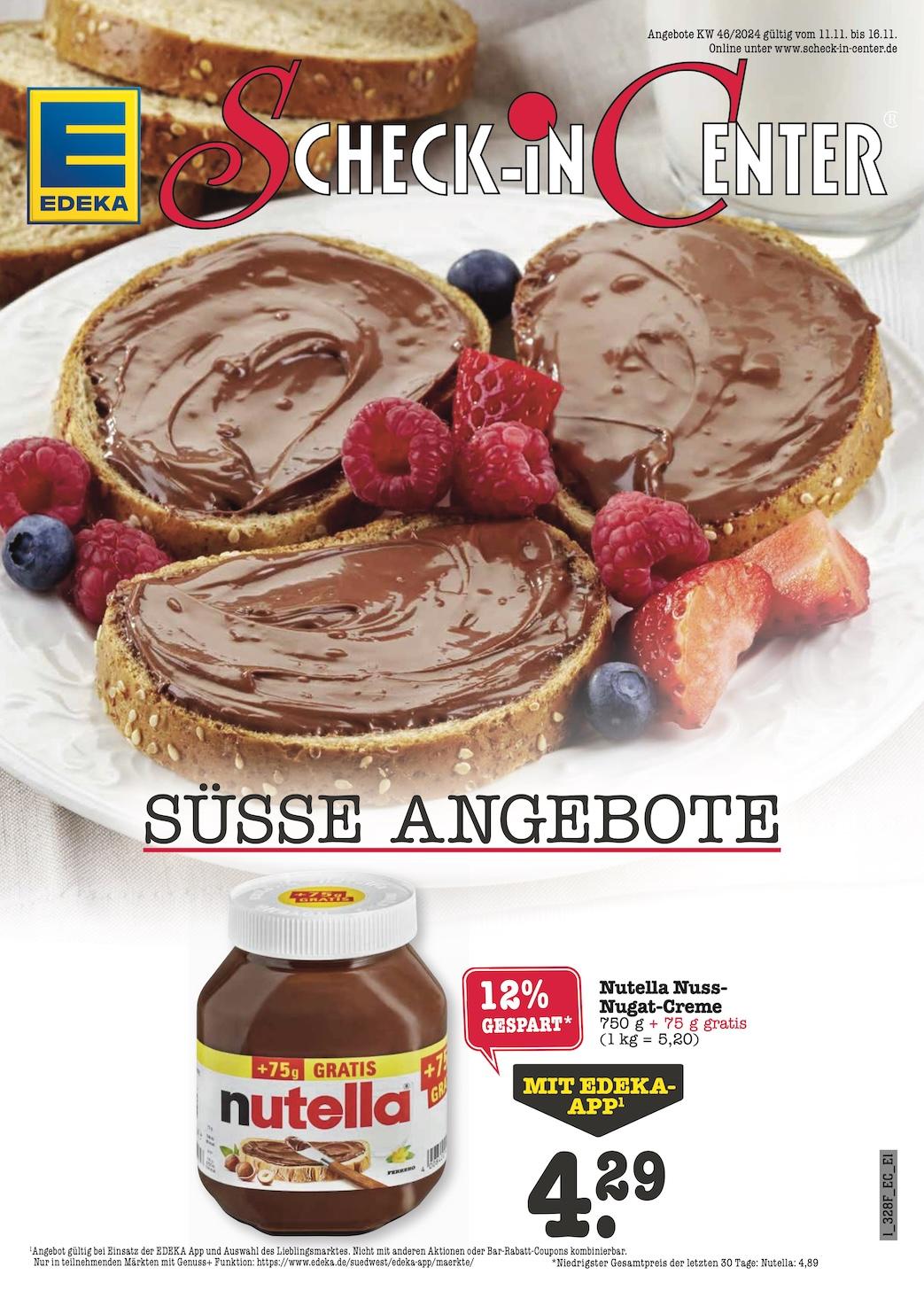Edeka Prospekt ab Montag - Hessen Seite 1