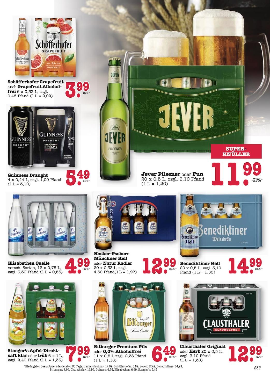 Edeka Prospekt ab Montag - Hessen Seite 23