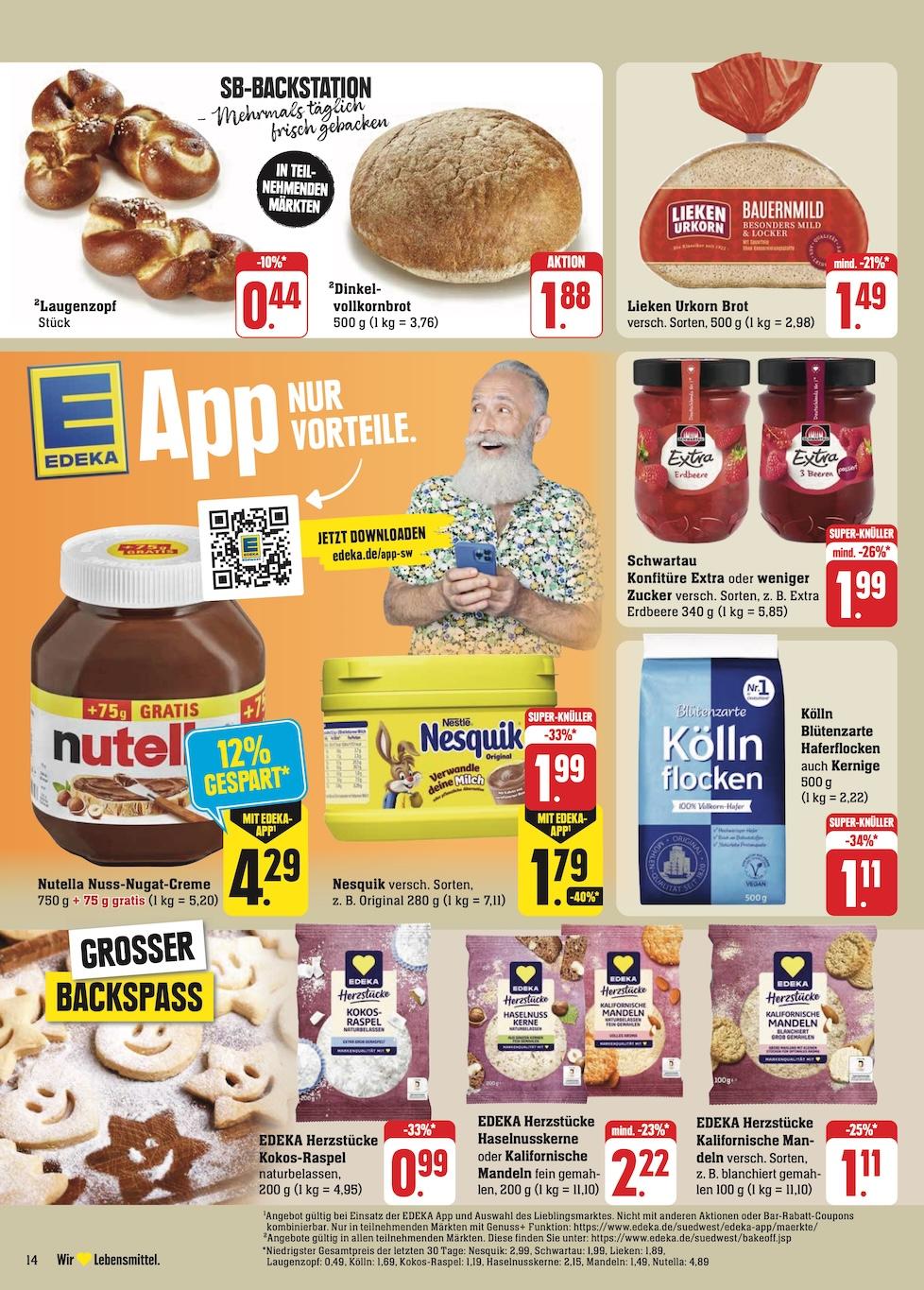 Edeka Prospekt ab Montag - Rheinland - Pfalz Seite 20