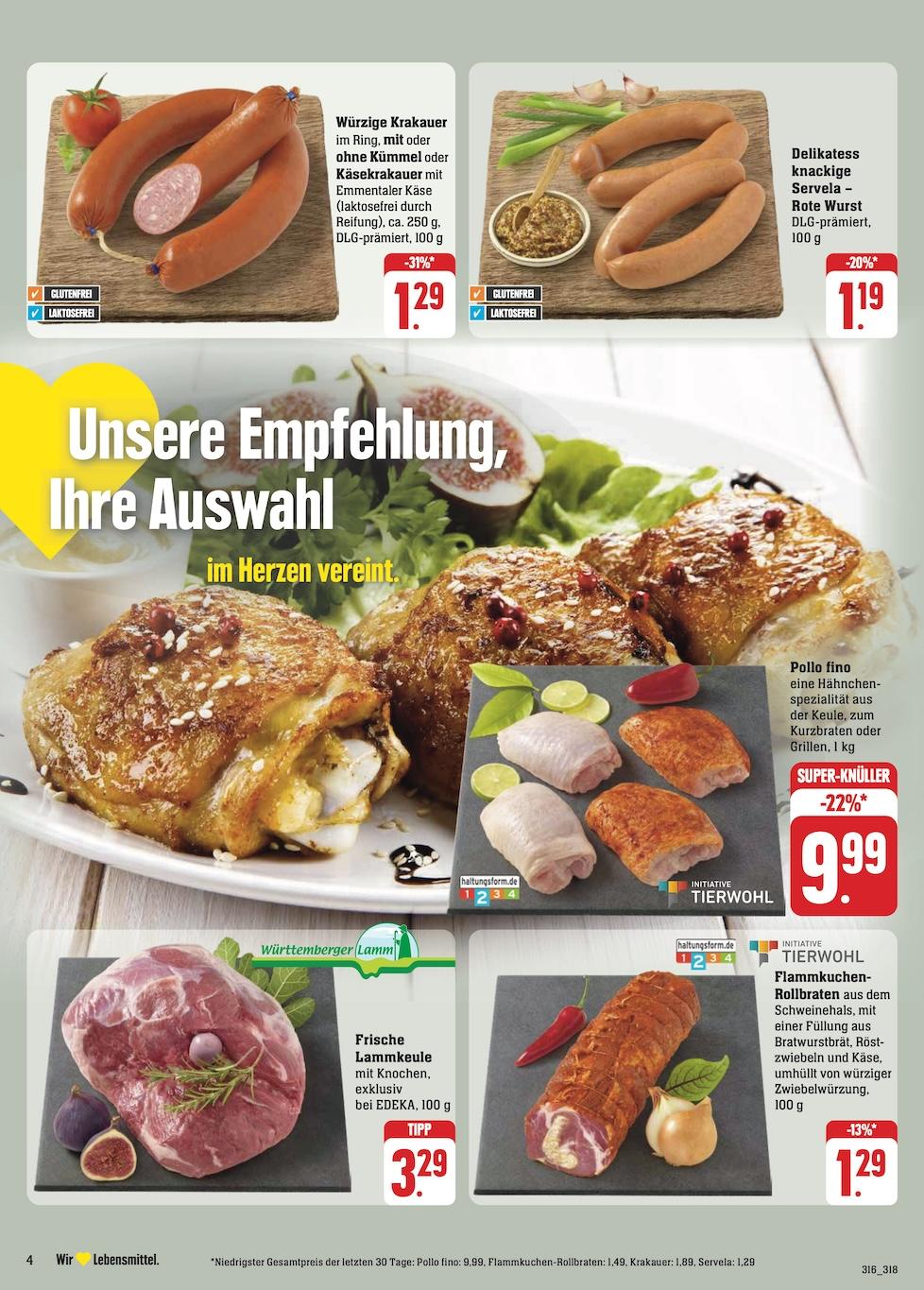 Edeka Prospekt ab Montag - Baden - Württemberg Seite 8