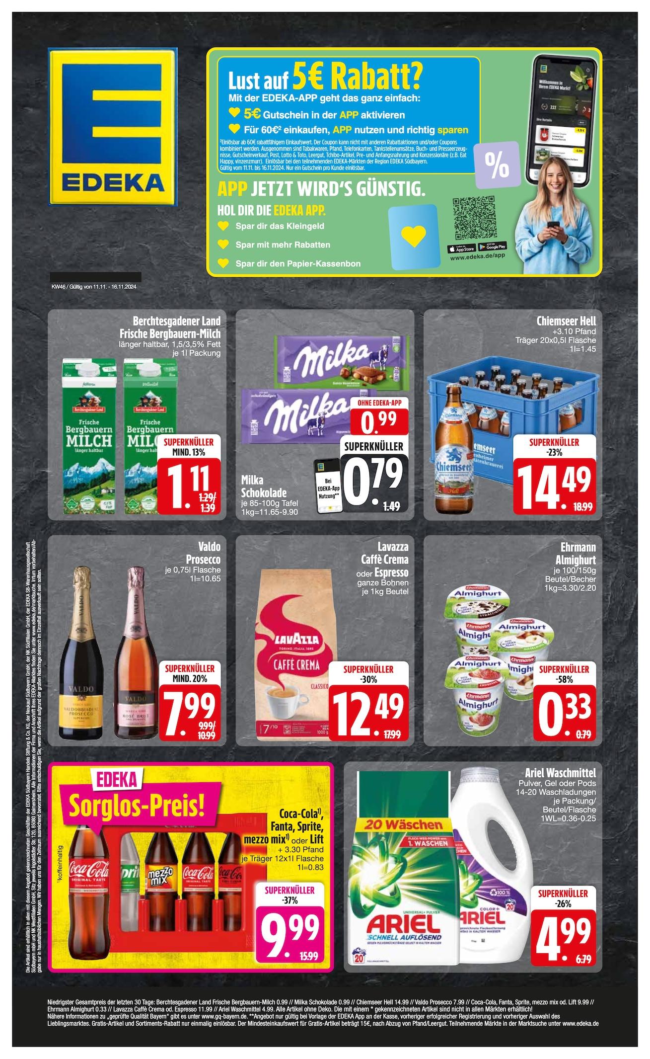 Edeka Prospekt ab Montag - Bayern Süd Seite 1