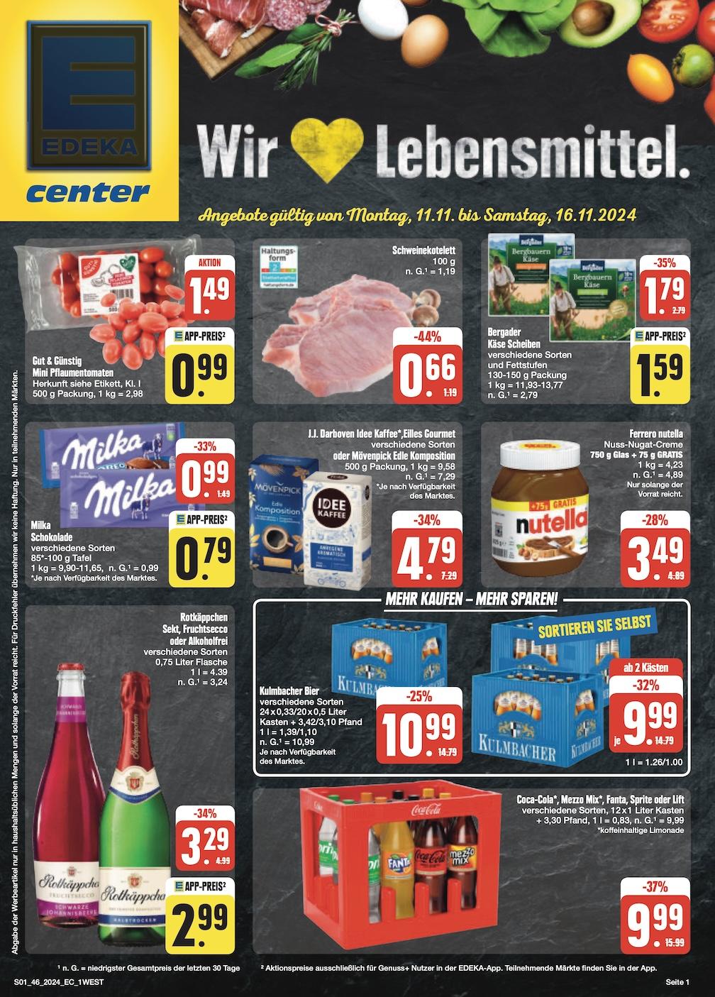 Edeka Prospekt ab Montag - Bayern Nord Seite 1