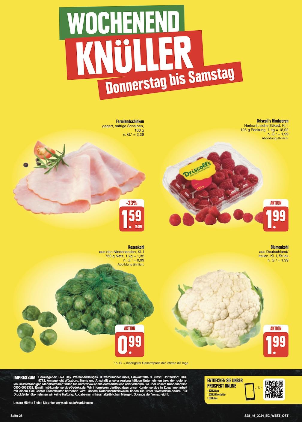 Edeka Prospekt ab Montag - Bayern Nord Seite 28