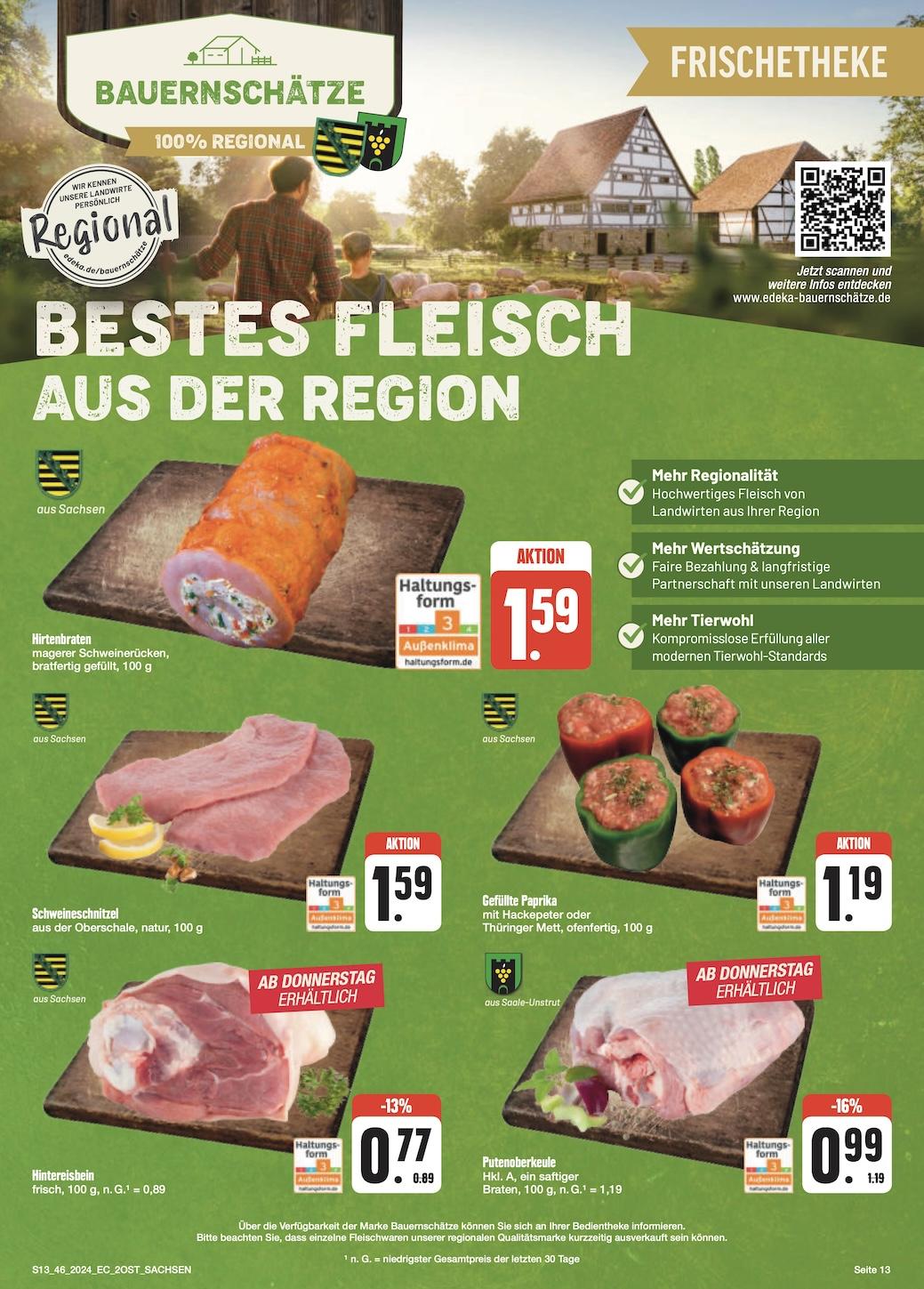 Edeka Prospekt ab Montag - Sachsen Seite 13