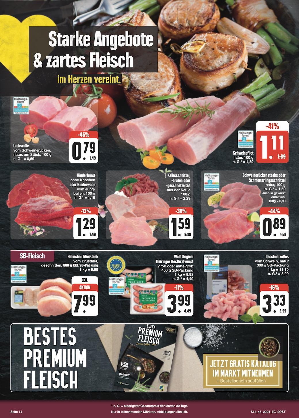 Edeka Prospekt ab Montag - Sachsen Seite 14