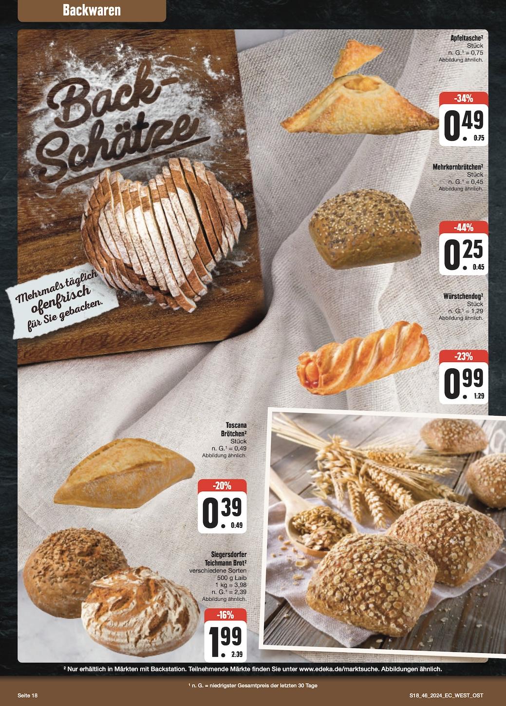 Edeka Prospekt ab Montag - Sachsen Seite 18