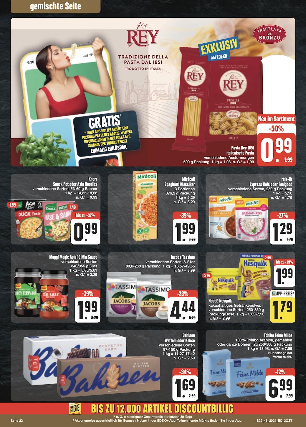 Edeka Prospekt ab Montag - Sachsen Seite 22