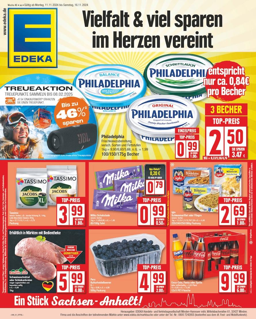 Edeka Prospekt ab Montag - Sachsen-Anhalt Seite 1