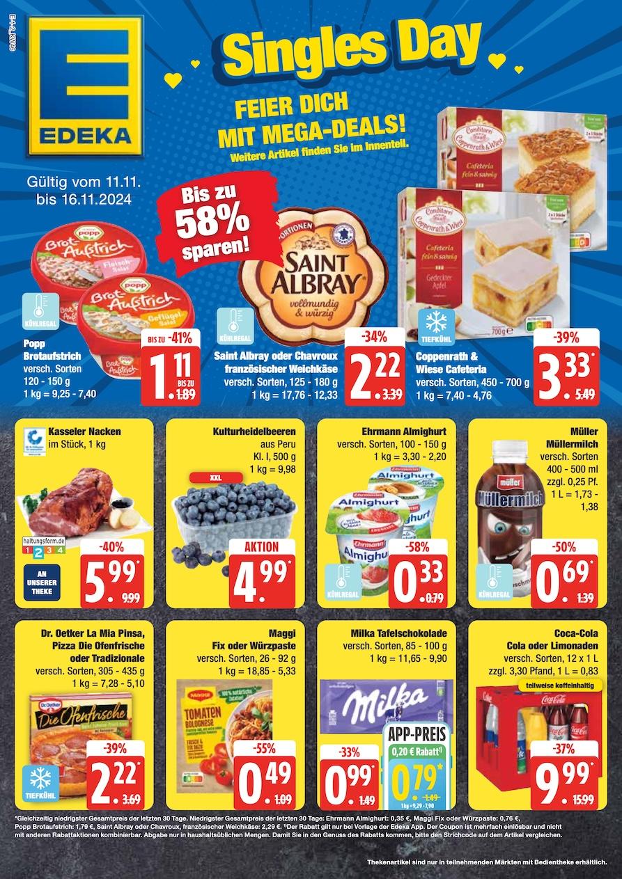 Edeka Prospekt ab Montag - Schleswig - Holstein Seite 1