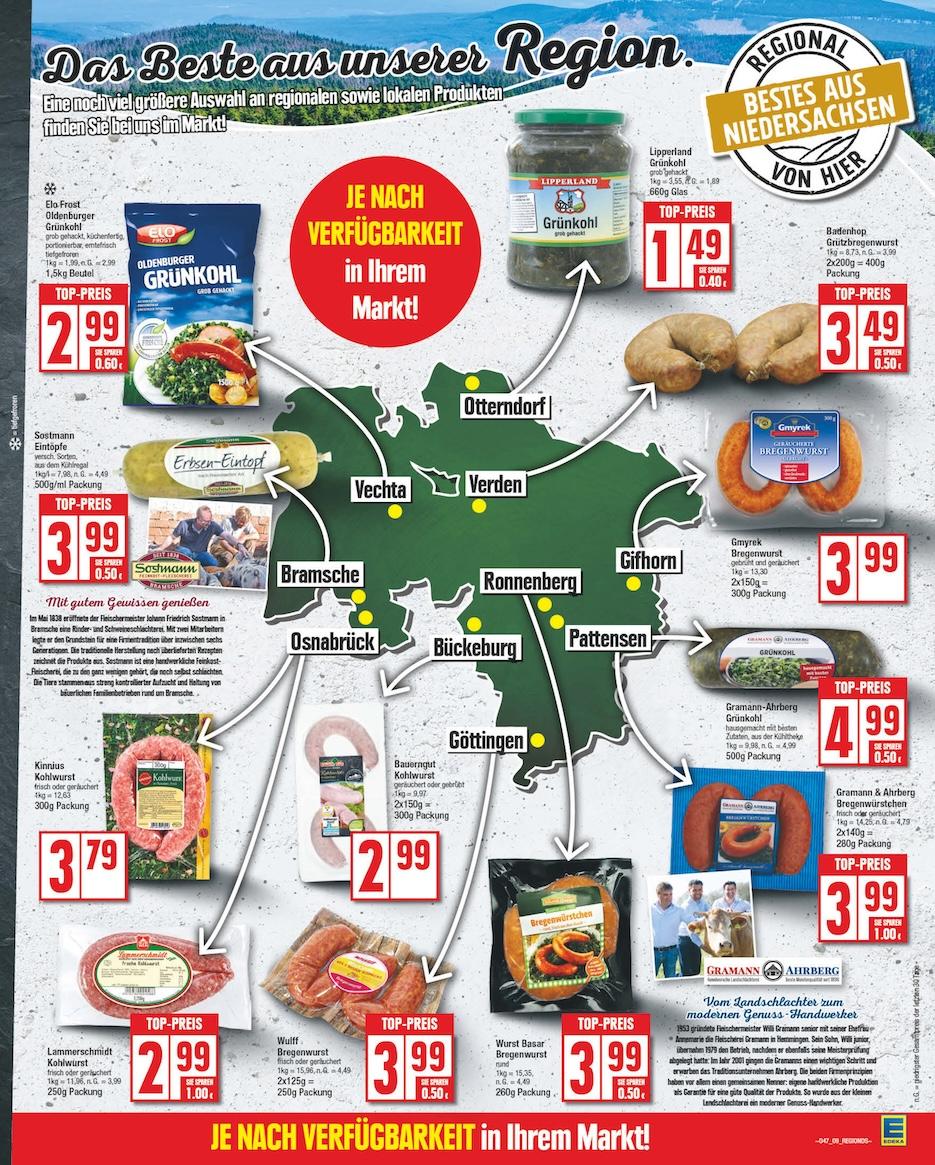Edeka Prospekt ab Montag - Niedersachsen Seite 9