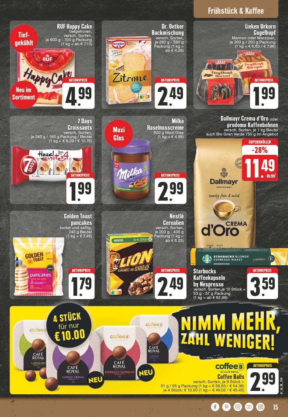 Edeka Prospekt ab Montag - Nordrhein - Westfalen Seite 15