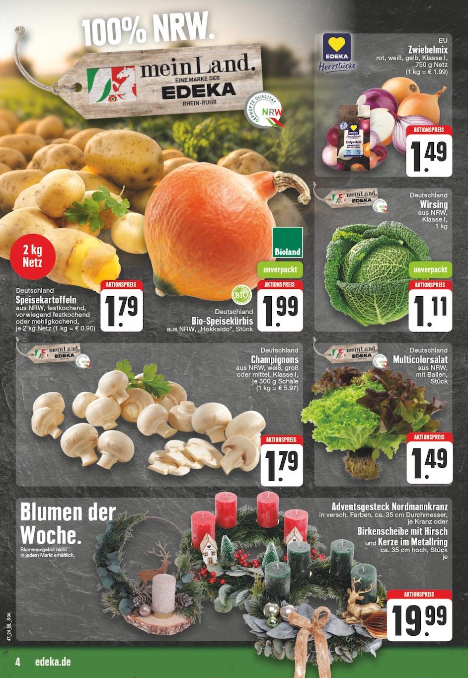 Edeka Prospekt ab Montag - Nordrhein - Westfalen Seite 4