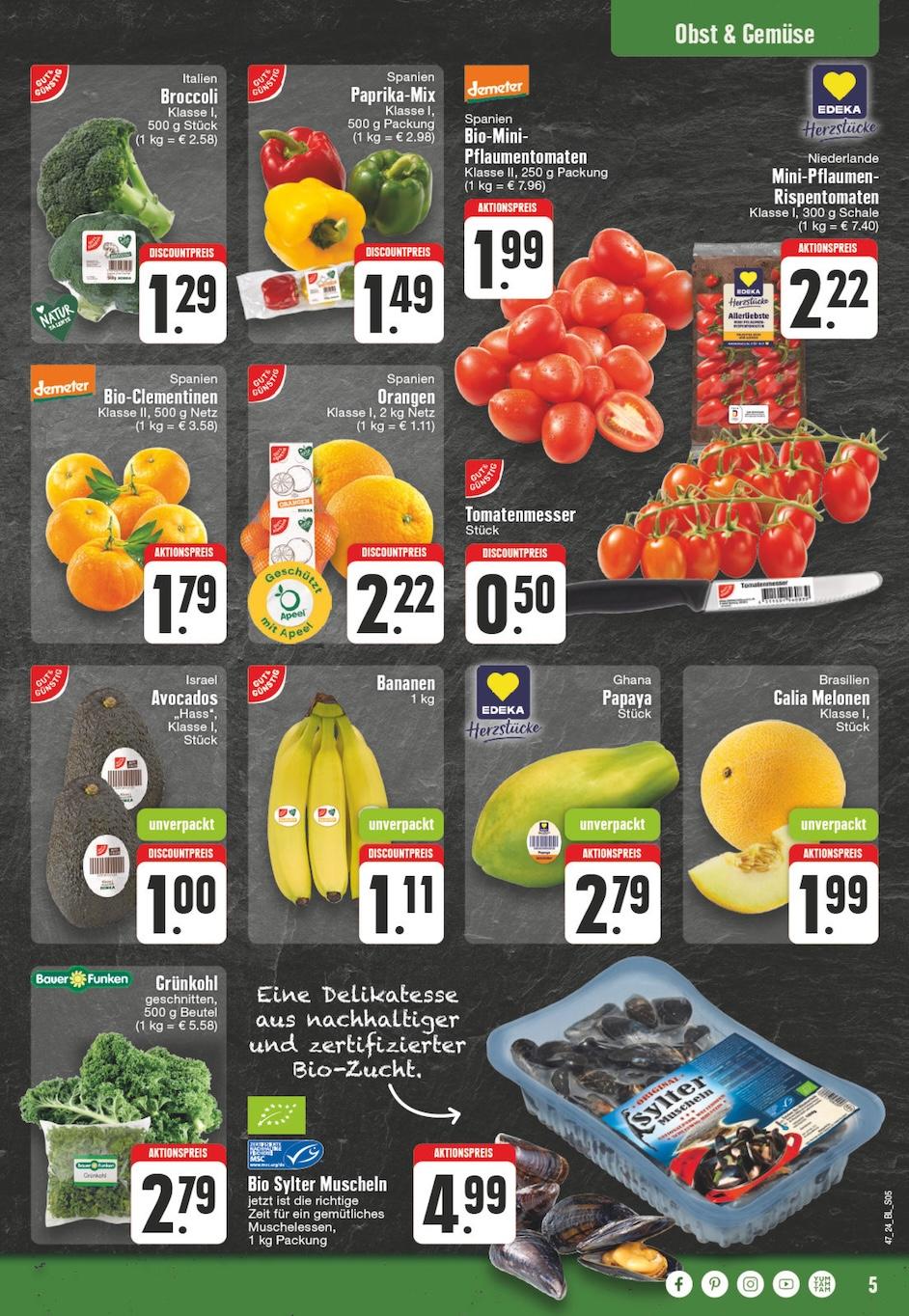 Edeka Prospekt ab Montag - Nordrhein - Westfalen Seite 5