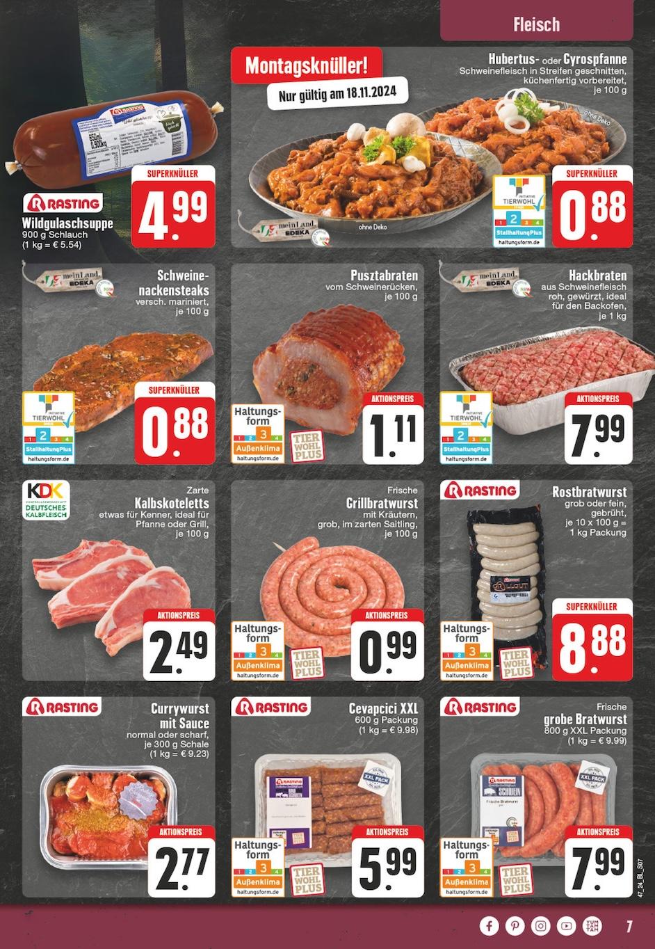 Edeka Prospekt ab Montag - Nordrhein - Westfalen Seite 7