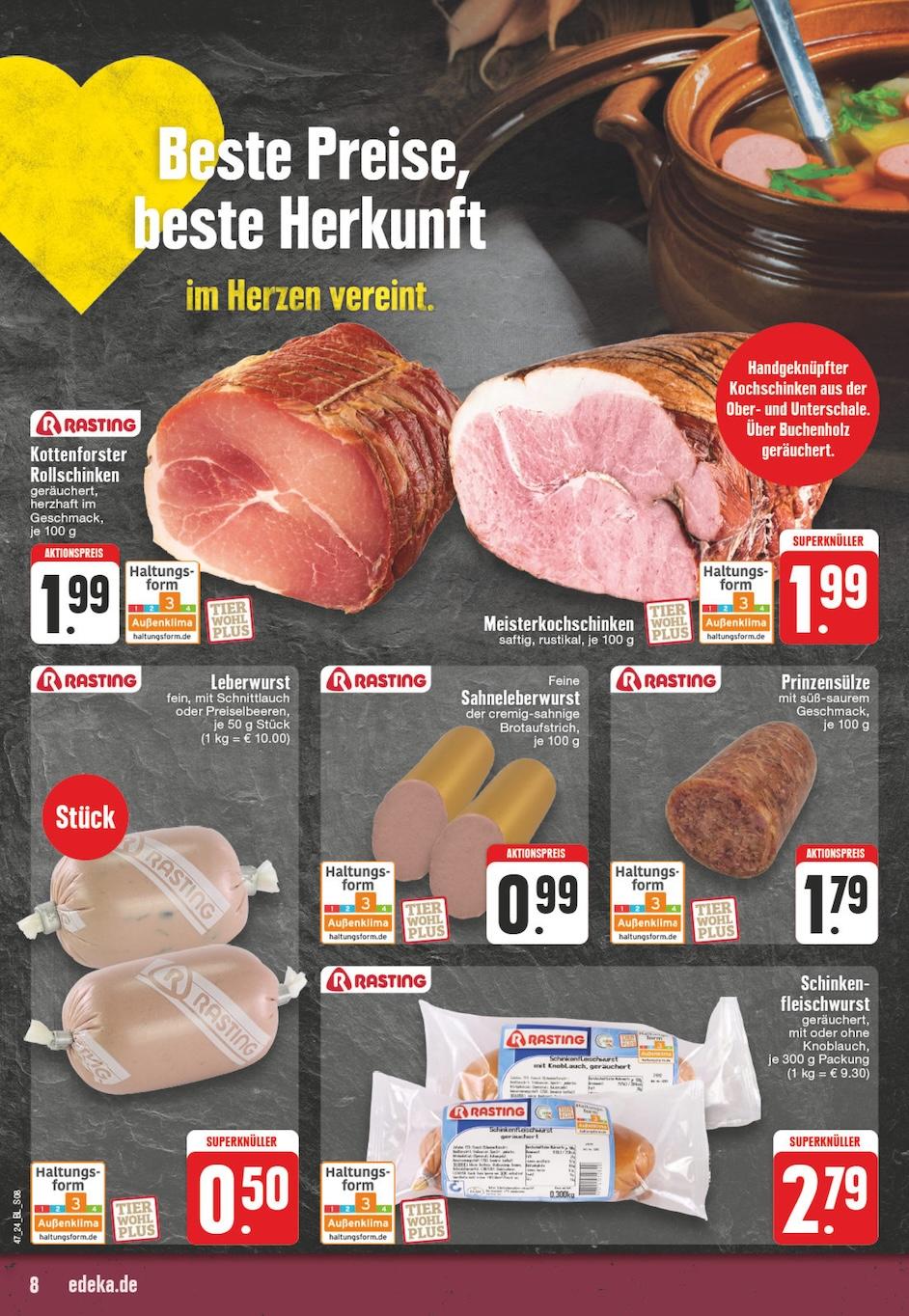 Edeka Prospekt ab Montag - Nordrhein - Westfalen Seite 8