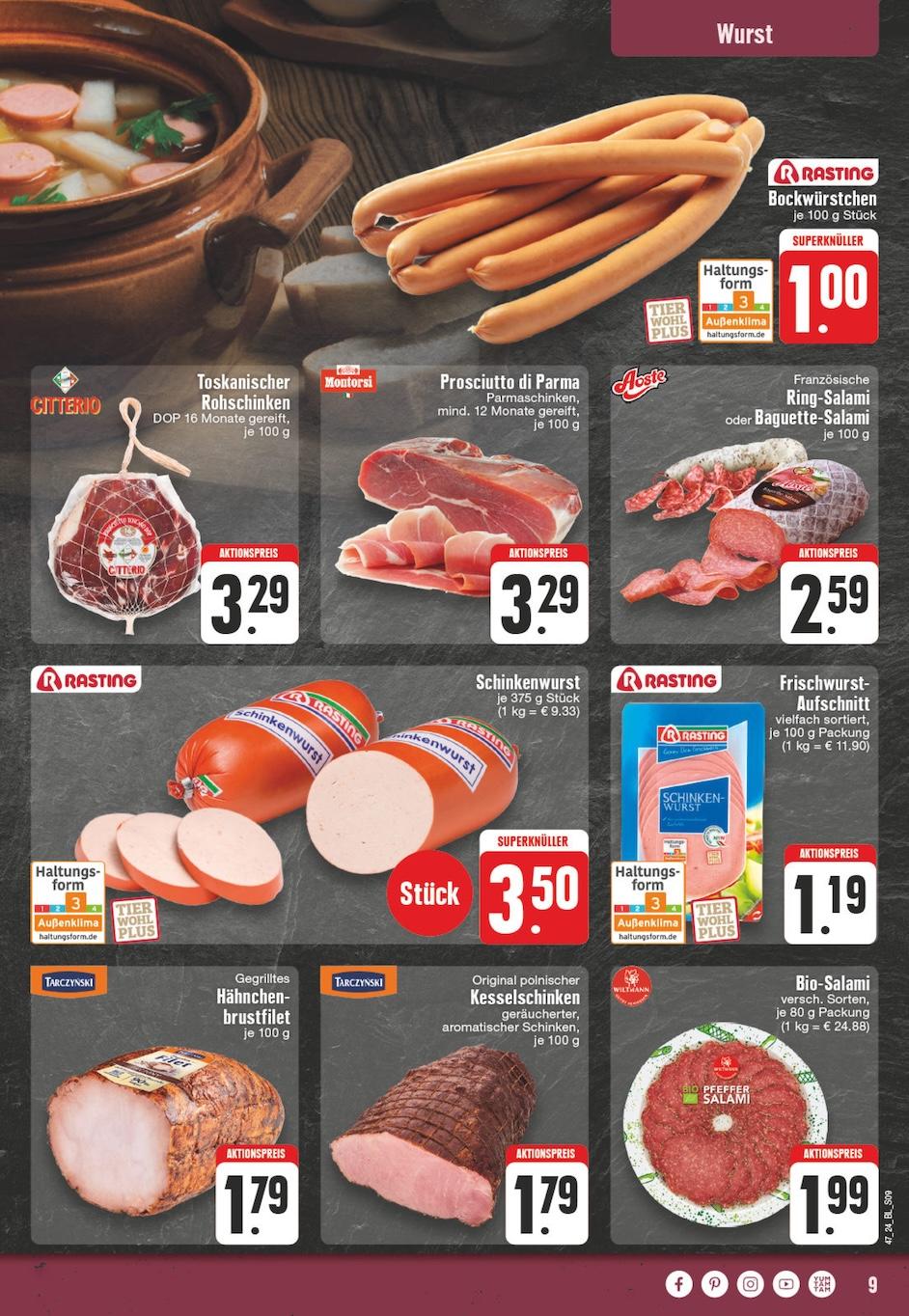 Edeka Prospekt ab Montag - Nordrhein - Westfalen Seite 9