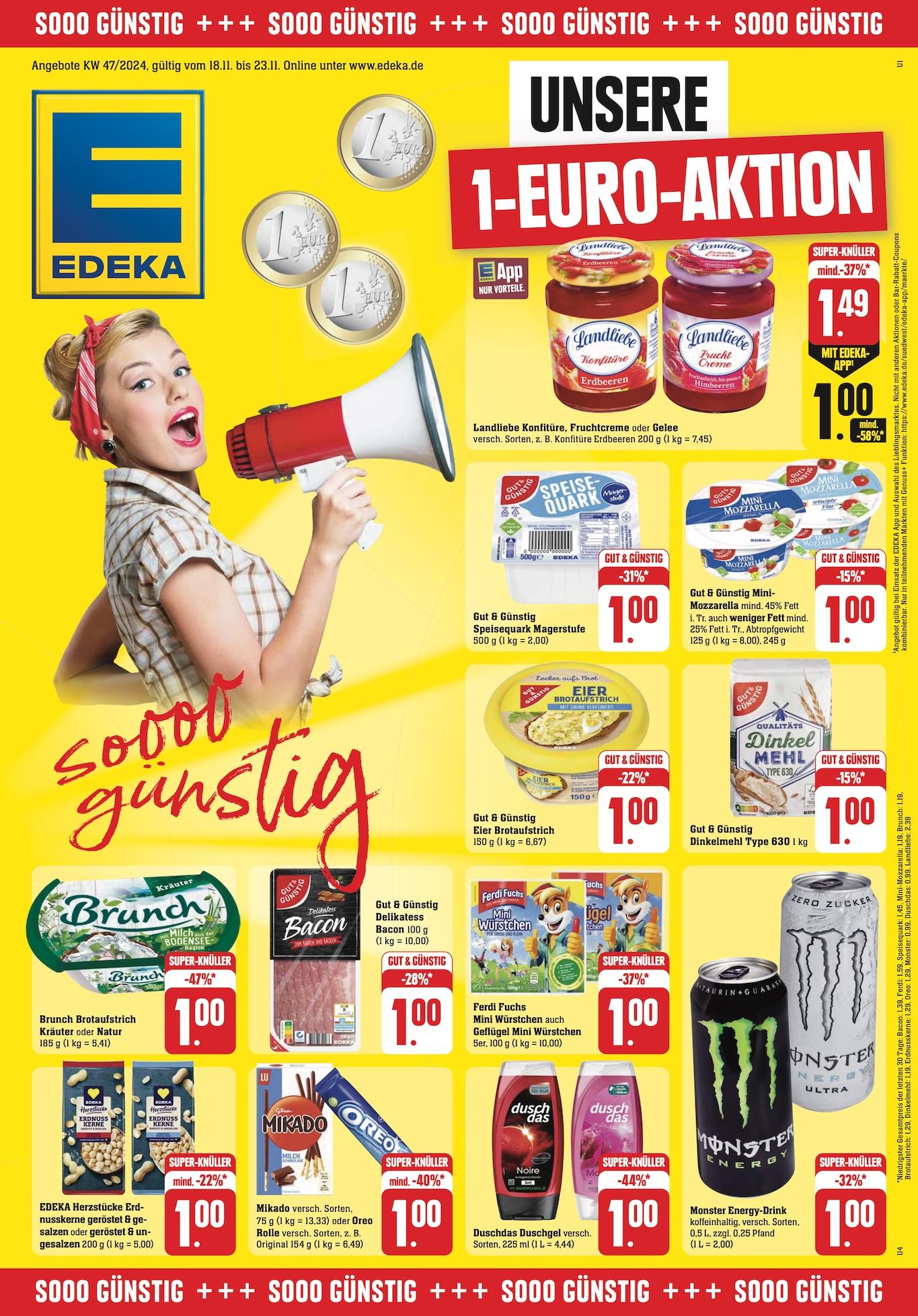 Edeka Prospekt ab Montag - Rheinland - Pfalz Seite 1