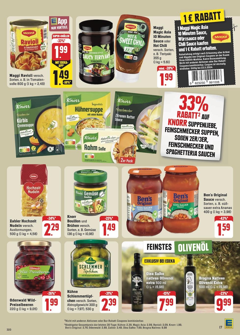 Edeka Prospekt ab Montag - Rheinland - Pfalz Seite 23