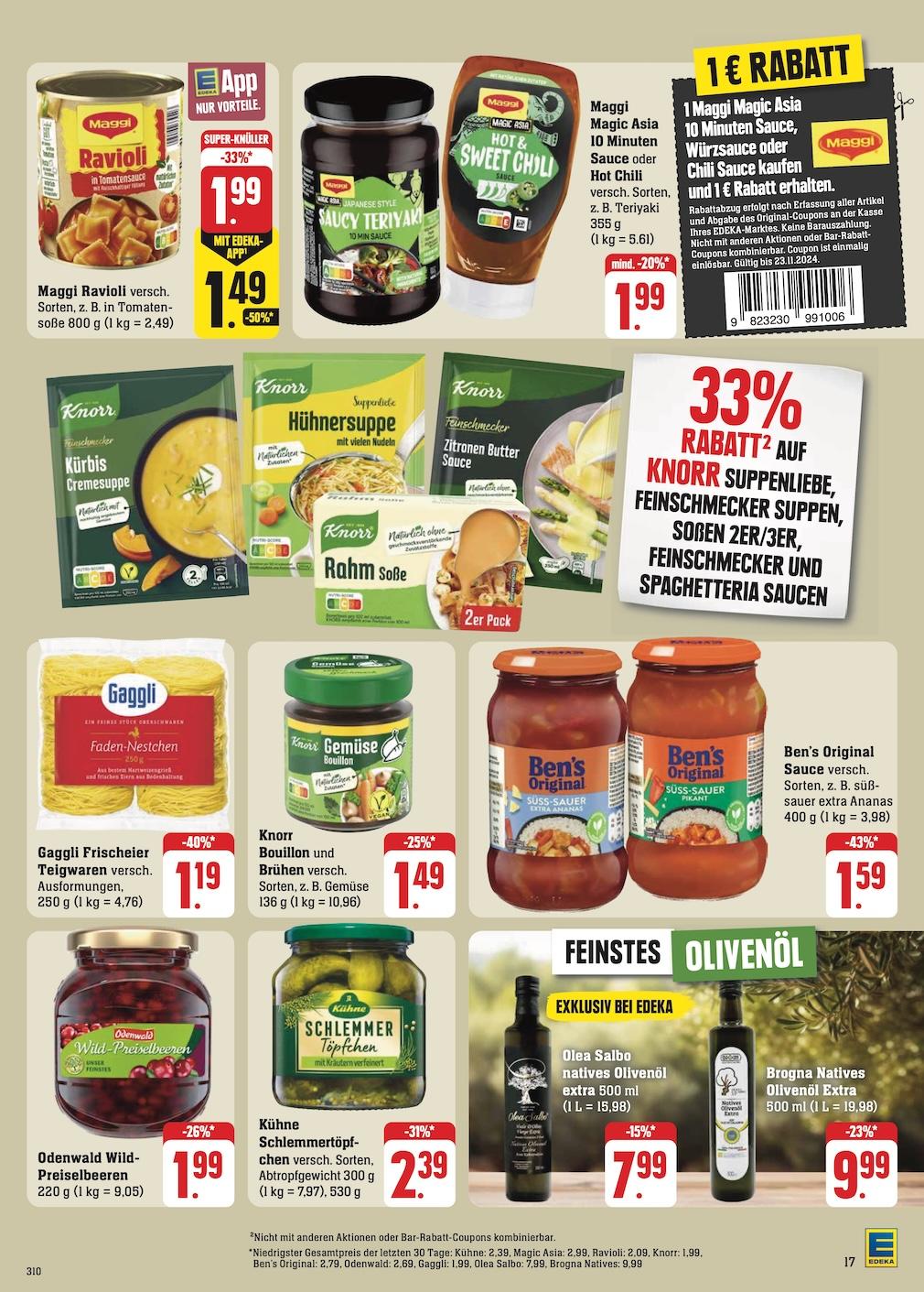Edeka Prospekt ab Montag - Baden - Württemberg Seite 23
