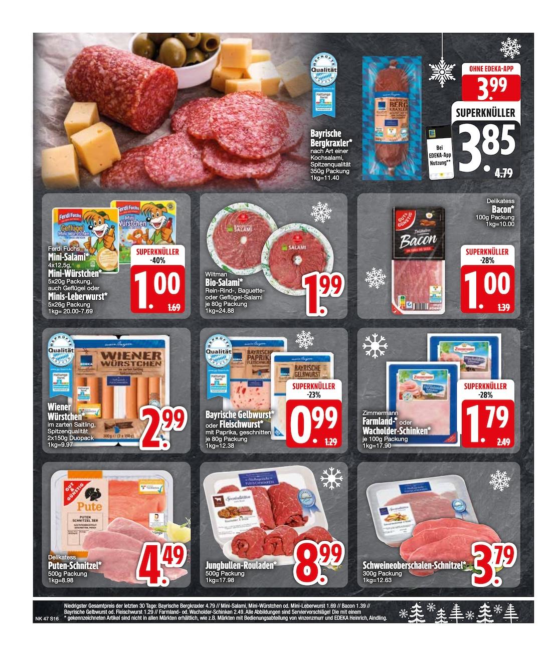 Edeka Prospekt ab Montag - Bayern Süd Seite 18
