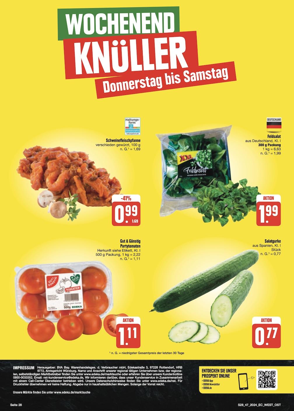 Edeka Prospekt ab Montag - Bayern Nord Seite 28