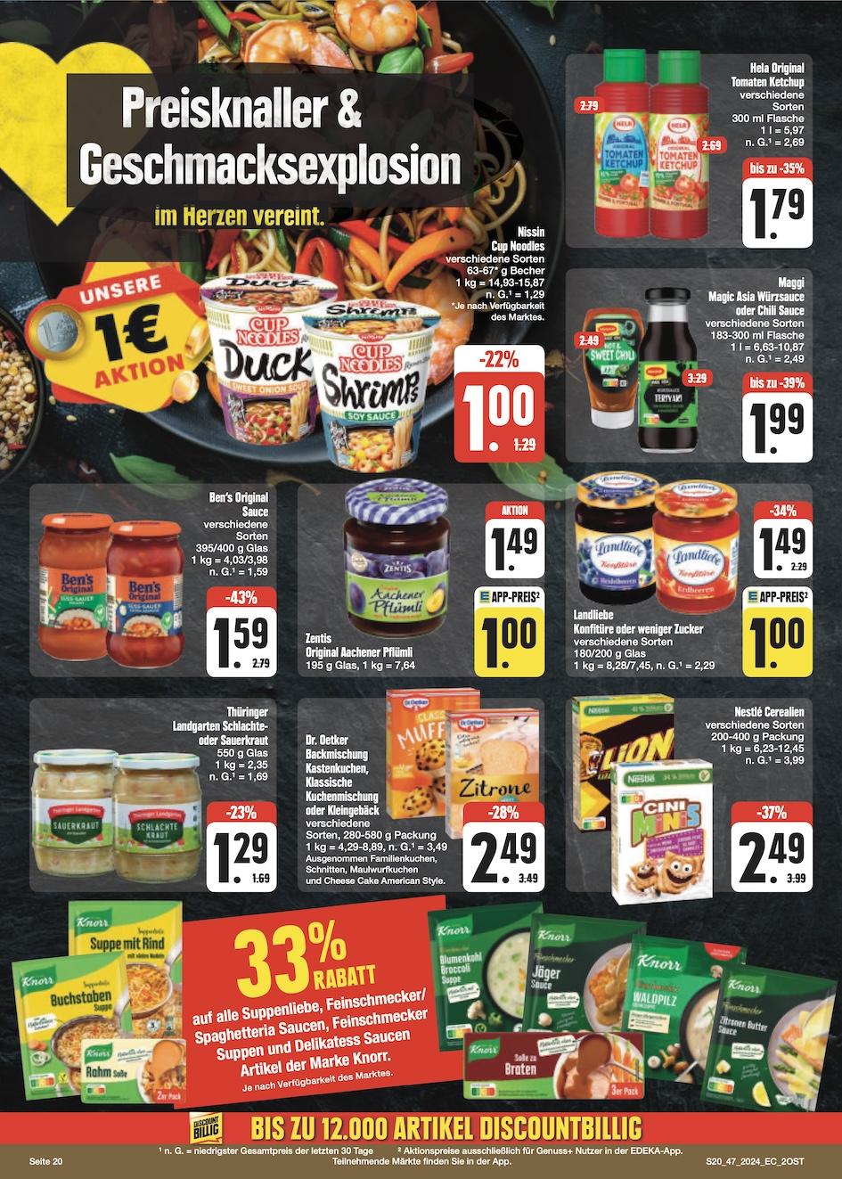 Edeka Prospekt ab Montag - Sachsen Seite 20