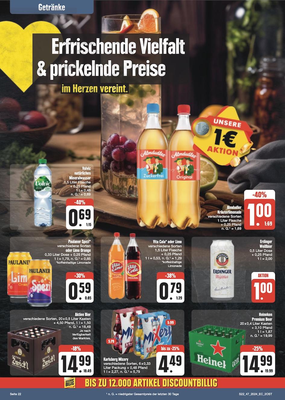 Edeka Prospekt ab Montag - Sachsen Seite 22