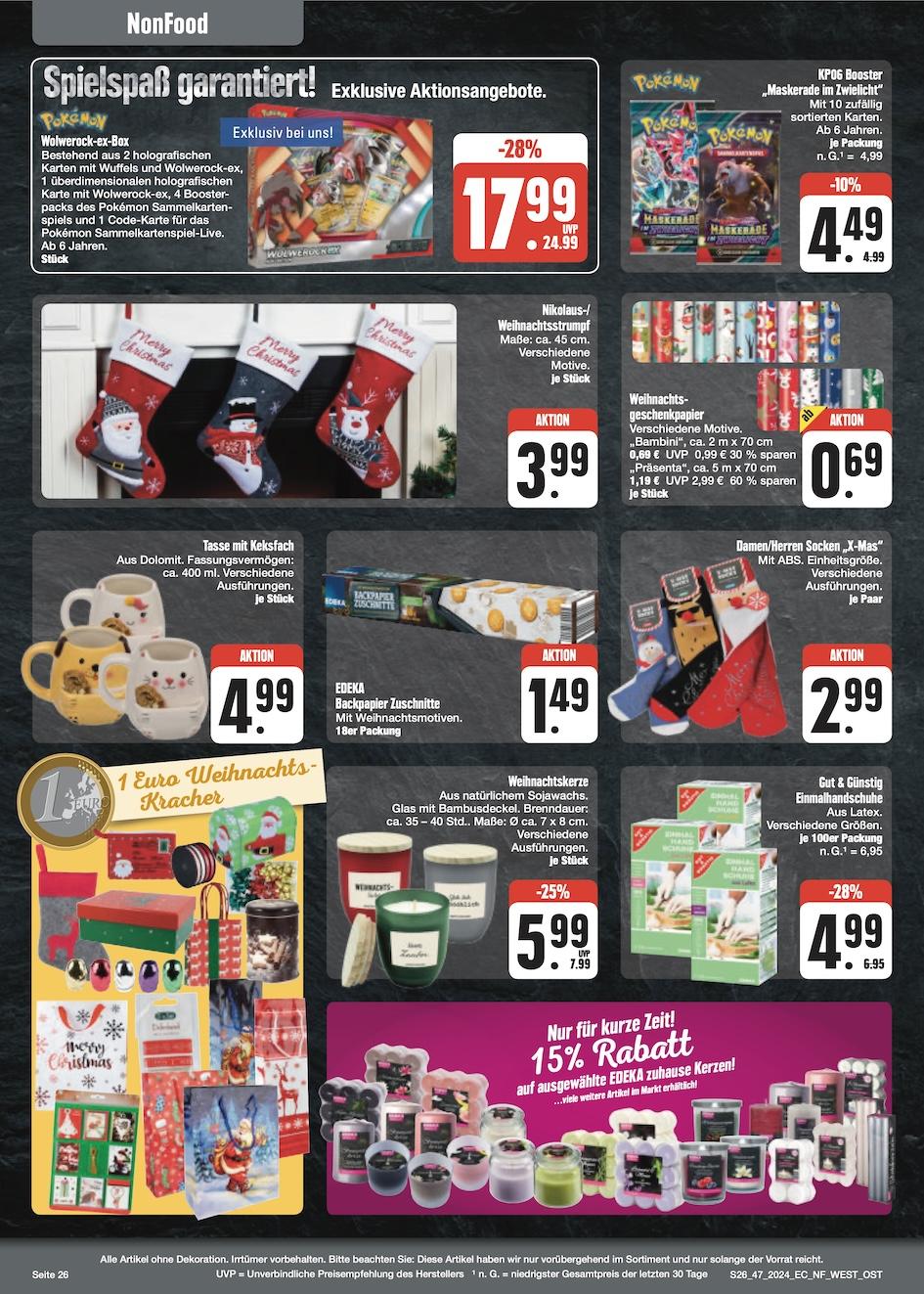 Edeka Prospekt ab Montag - Sachsen Seite 26