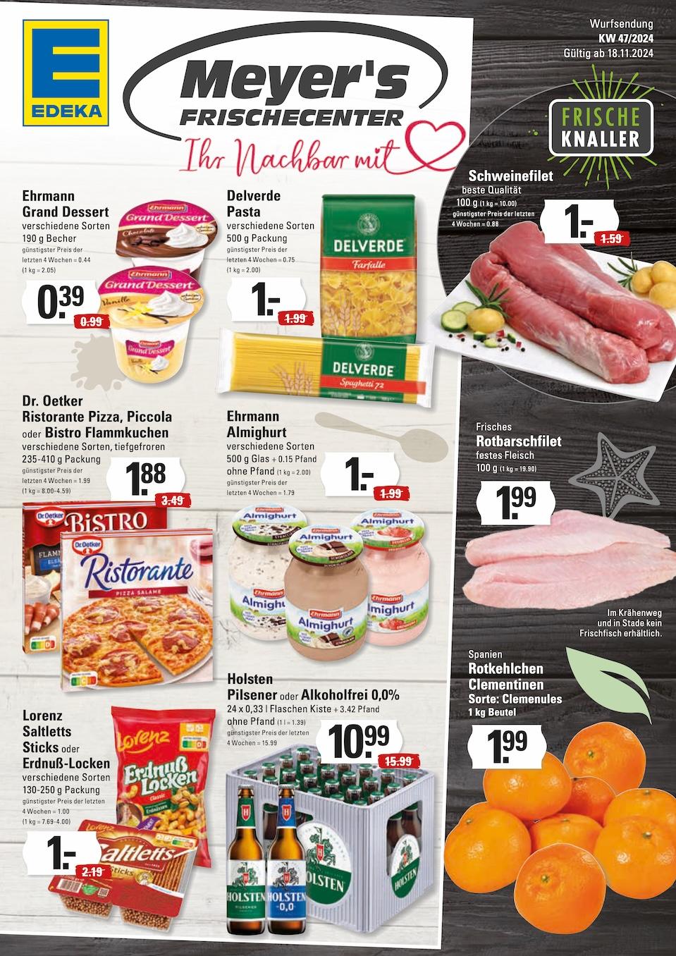 Edeka Prospekt ab Montag - Hamburg Seite 1