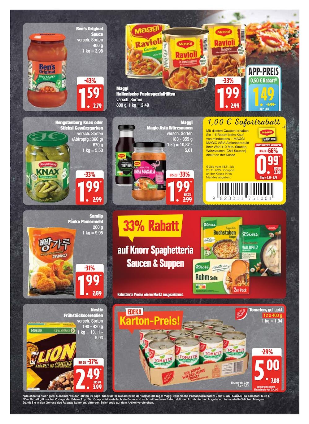 Edeka Prospekt ab Montag - Schleswig - Holstein Seite 13