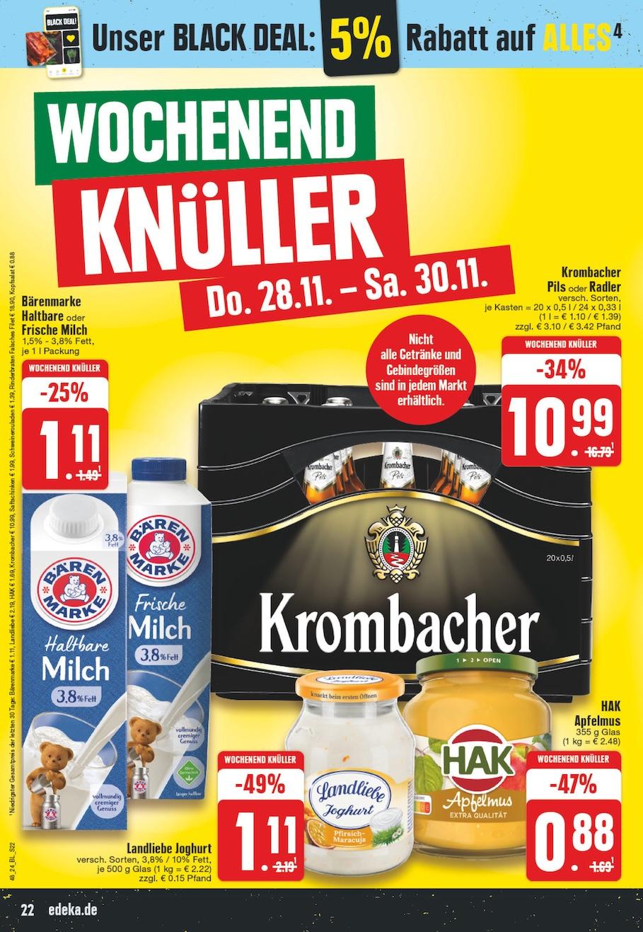 Edeka Prospekt ab Montag - Nordrhein - Westfalen Seite 22