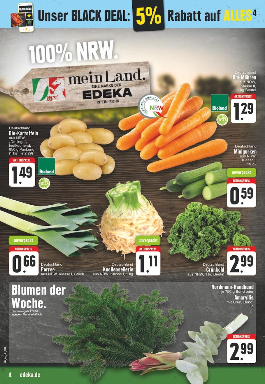 Edeka Prospekt ab Montag - Nordrhein - Westfalen Seite 4