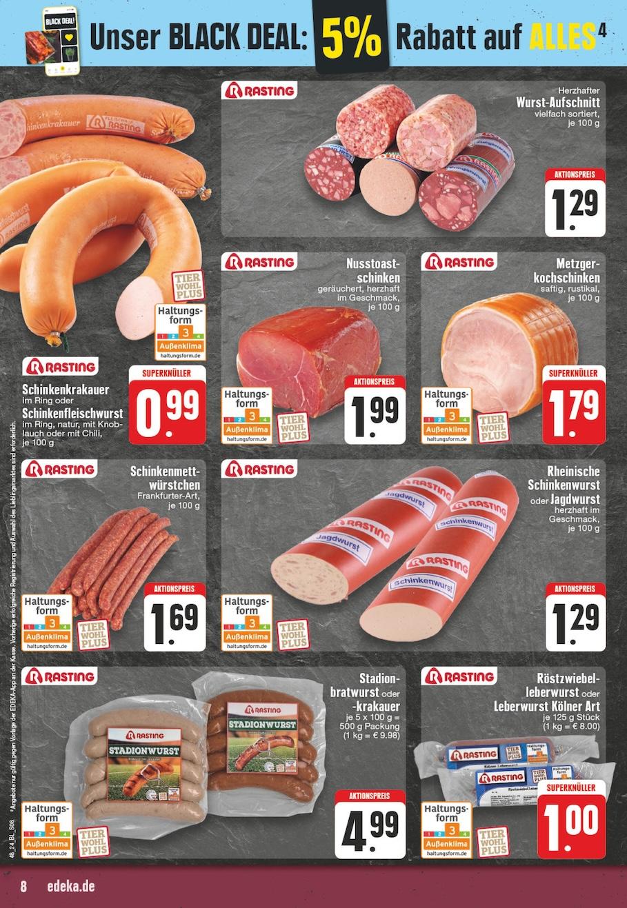 Edeka Prospekt ab Montag - Nordrhein - Westfalen Seite 8
