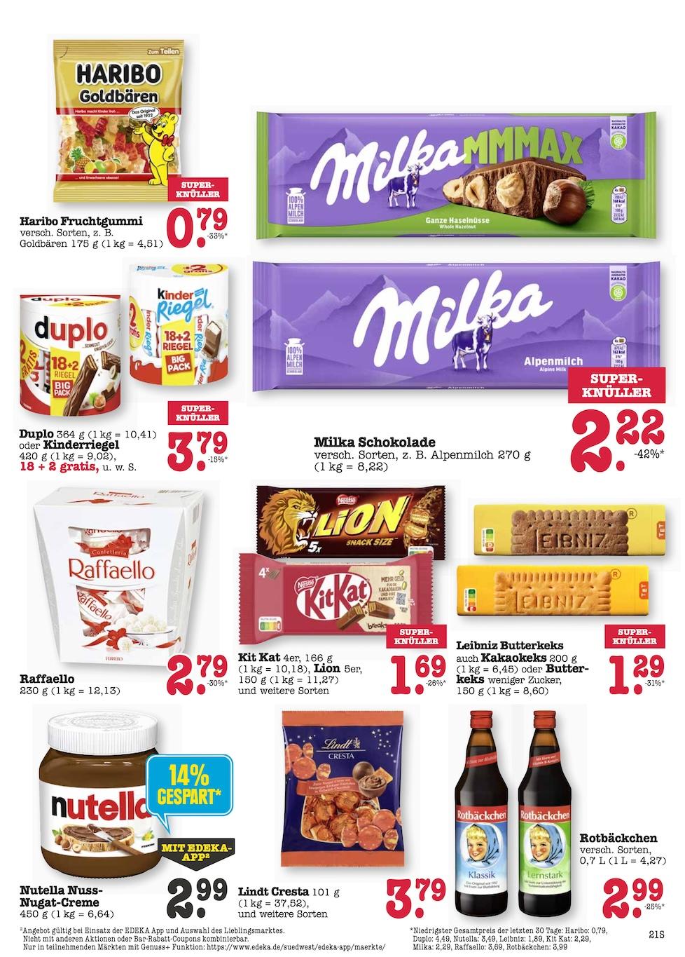 Edeka Prospekt ab Montag - Hessen Seite 21