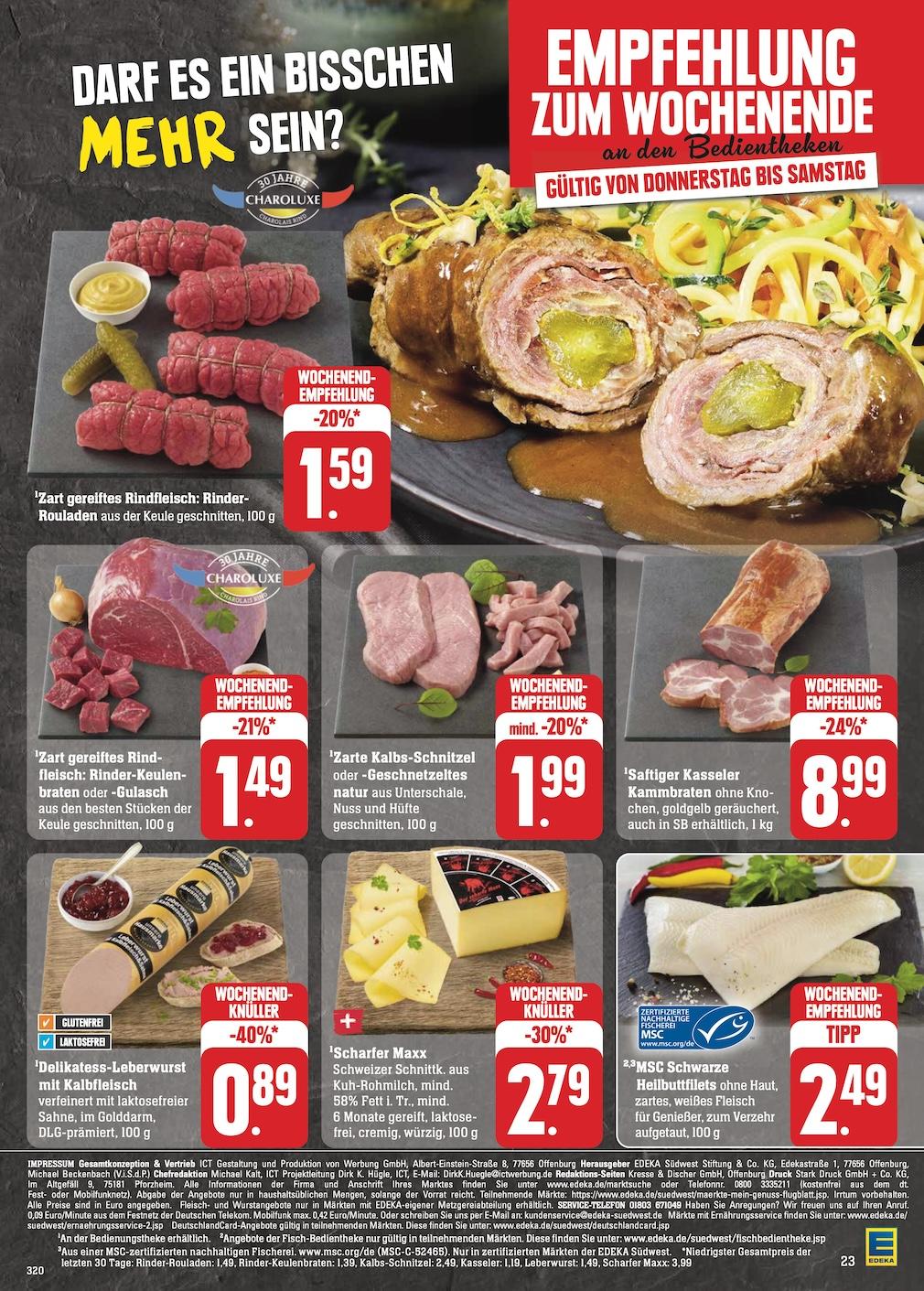 Edeka Prospekt ab Montag - Rheinland - Pfalz Seite 31
