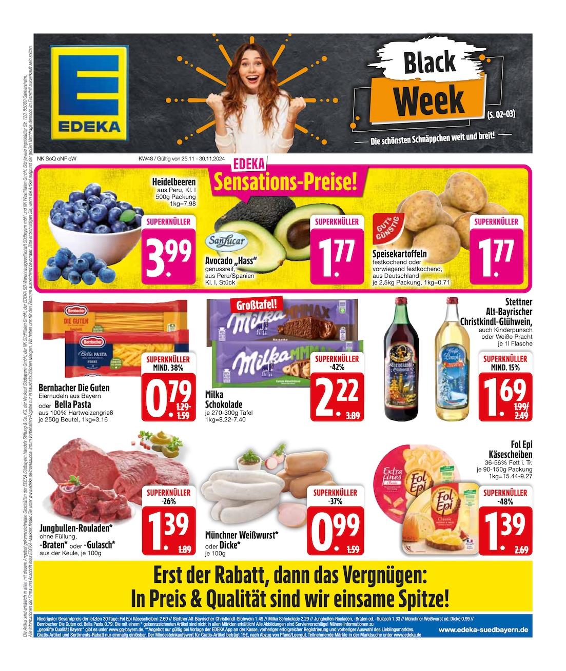 Edeka Prospekt ab Montag - Bayern Süd Seite 3