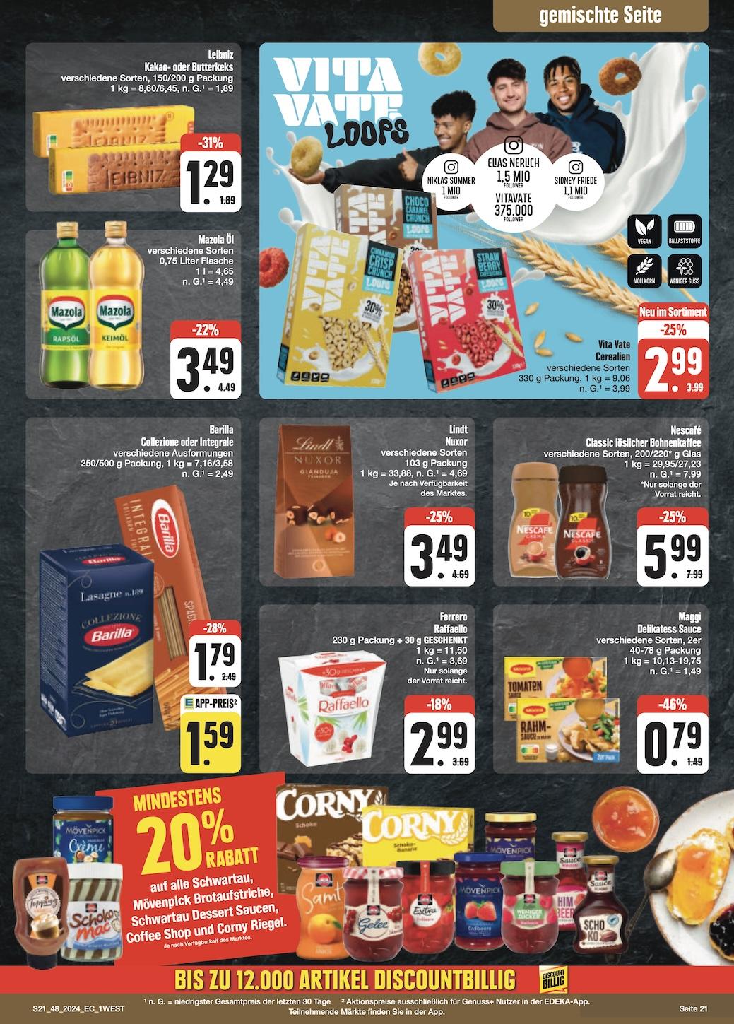 Edeka Prospekt ab Montag - Bayern Nord Seite 21