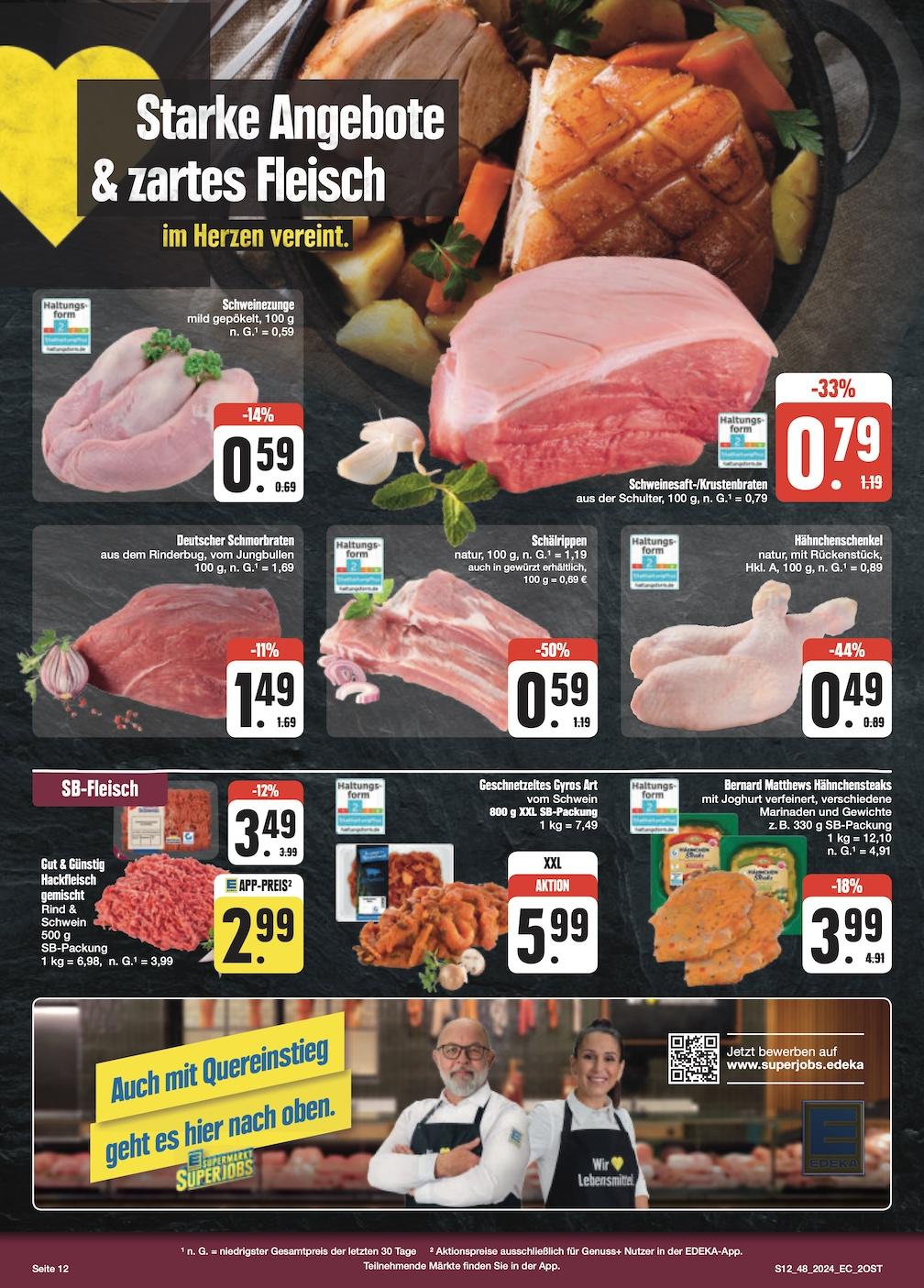 Edeka Prospekt ab Montag - Sachsen Seite 12