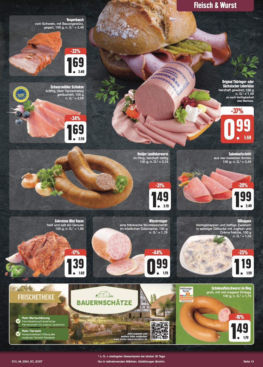 Edeka Prospekt ab Montag - Sachsen Seite 13