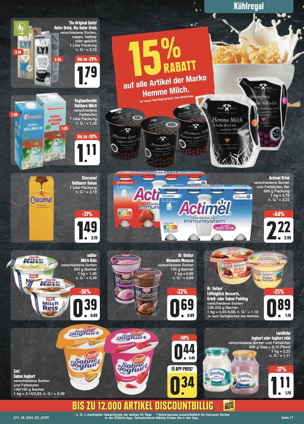 Edeka Prospekt ab Montag - Sachsen Seite 17