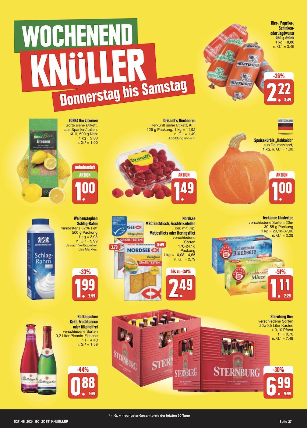 Edeka Prospekt ab Montag - Sachsen Seite 27