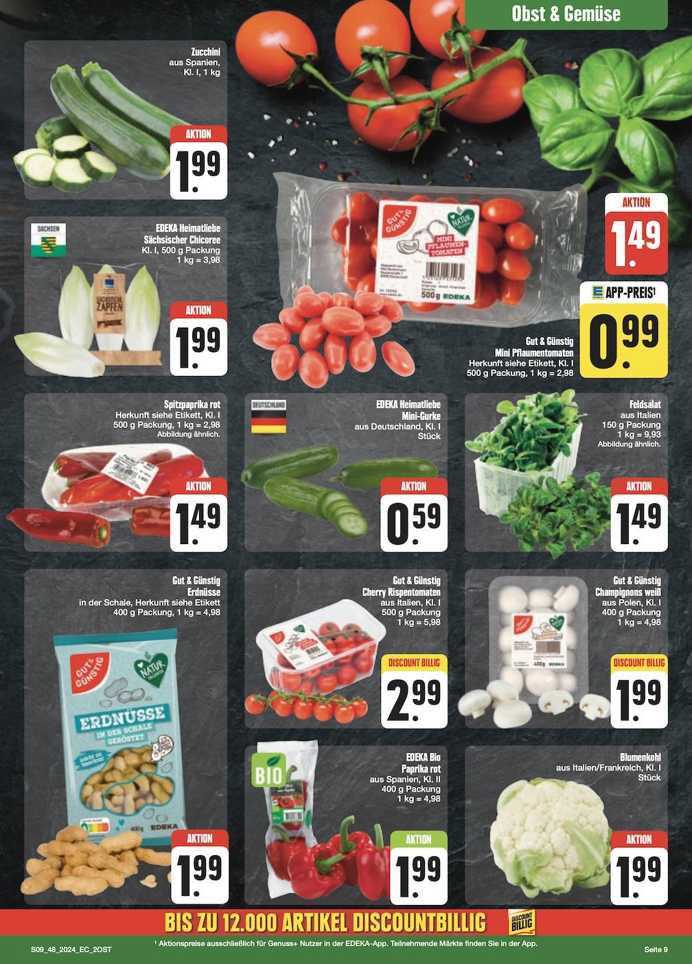 Edeka Prospekt ab Montag - Sachsen Seite 9